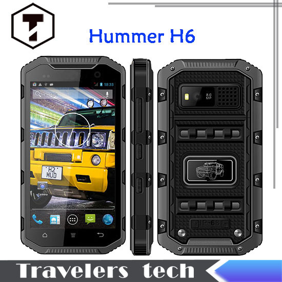  hummer H6 IP68     Android  MTK6582 1  512ram + 8  rom 5 