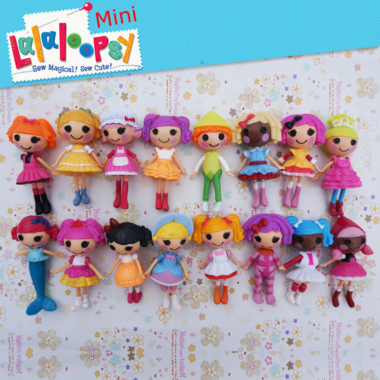 2016 New button eyes mini Lalaloopsy dolls child birthday ...