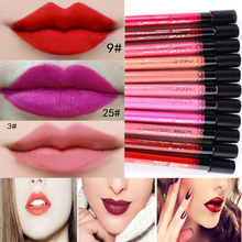 Waterproof Elegant Daily Color liquid Lipstick matte smooth lip stick lipgloss Long Lasting Sweet girl Lip lipstick to mouth