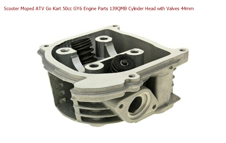 Scooter Moped ATV Go Kart 50cc font b GY6 b font Engine Parts 139QMB Cylinder Head