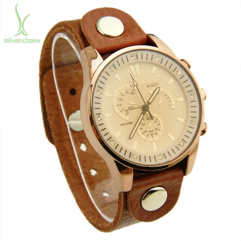 Hot-Sell-Vintage-Top-Layer-Brown-Leather-Strap-Watch-Analog-Quartz-Unisex-three-Dial-Wristwatch-Women