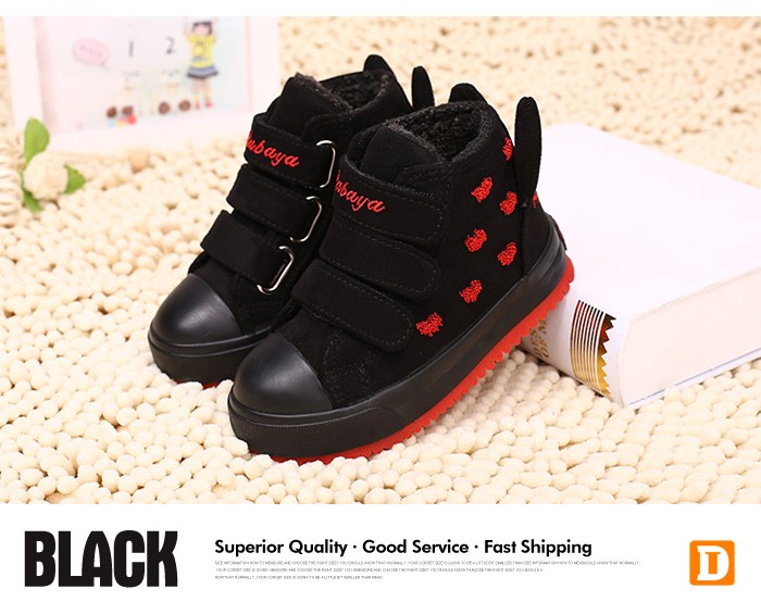 New 2015 Winter Fashion Children Boots Flock Leather Rubber Kids Sneakers Sapato Infantil Kids Boots Children Shoes For Girls free shipping (15)