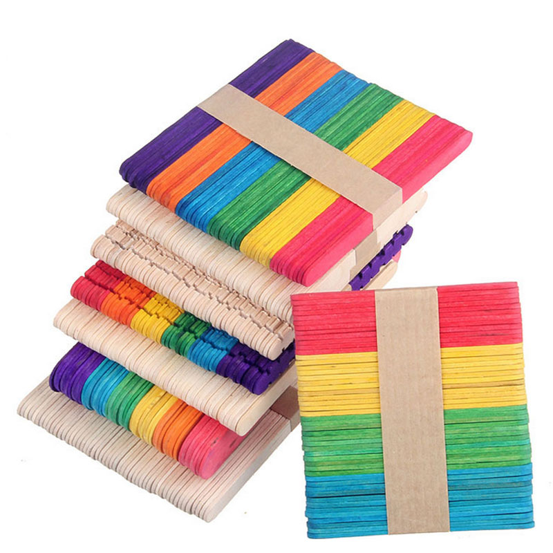 114 10 2mm 50pcs Set Ice Cream Stick Craft Hand Wooden Work Using 114 10 2mm 50pcs Set Ice Cream Stick Craft Hand Wooden Work Using