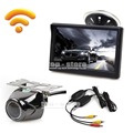 DIYKIT Wireless 5 Inch TFT LCD Display Car Monitor with Waterproof Night Vision Security Metal Car