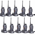 10PCS BaoFeng Walkie Talkie BF 888S Black UHF400 470MHz Ham Portable Two Way Radio 5w 16CH