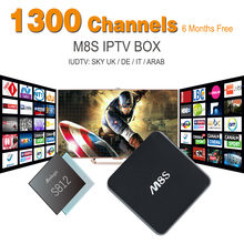 Sky Italy Europe Turkish Netherland IPTV box 1300+Channels 6months free with Sky sports/IT/DE Android Smart tv box free shipping