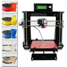 2016 New Upgraded Quality High Precision Reprap Prusa I3 3d Printer DIY Kits Free LCD