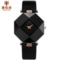 Fashion Women Wristwatch HOLUNS Ceramic Designer Diamond Rose Gold Hands Quartz watch Ladies Casual Luxury Clock