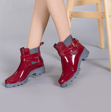 Women Rain Boots For Girls Ladies Casual Walking Outdoor Hunting Waterproof Rubber Shoes Ankle Martins Rainboots
