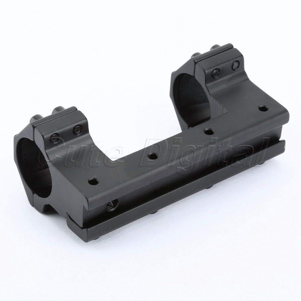 Hunting Tactical Aluminum 100mm Long High Profile Dovetail Rail Top Waver Rail 25 4mm Scope Ring