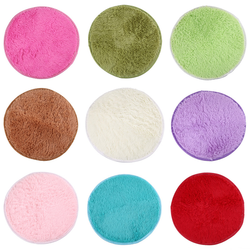 2016 1pcs Home Textile 82cm Fluffy Round Foam Rug Non Slip Shower Bedroom Mat Door Floor Carpet Round Rug 9 Colors Available