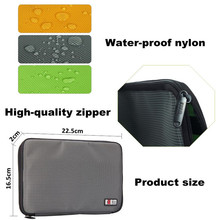 Modern Design BUBM 6 Colors Cable Organizer Bag Case Purse Can Put USB Flash Drive Hard