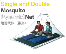 Single Double Outdoor Mosquito Net Camp travel Shield Pyramid Tent Netting Garden Fly Screen Shelters Survival