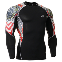 2016 Life On Track Mens Sports Athletic Tops Compression Long Sleeve Shirt Base Layer T-Shirts Bodybuilding Clothes Tee Shirts