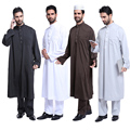 High quality Muslim Islamic Clothing for men Arabia Jubba Thobe plus size dubai Men s Kaftan