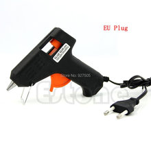B39 EU Plug 20W Electric Heating Hot Melt Glue Gun Sticks Trigger Art Repair Tool +6Pcs 7mm Hot Melt Glue Sticks