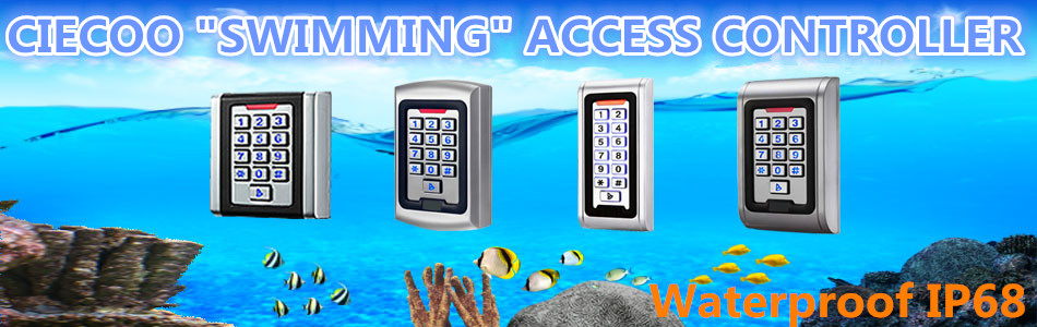 Фотография RFID/ EM Card Reader IP68 Waterproof metal standalone Door Lock access control system with keypad Support 2000 card users