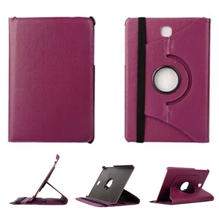 For Samsung Galaxy Tab A8 SM T351 T350 360 Rotating PU Flip Leather Stand Smartphone Protective
