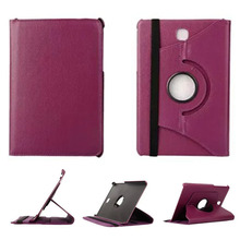 360 Rotating Flip Cover For Samsung Galaxy Tab 5 8.0 With Stand Leather Flip Case T350,100PCS/Lot