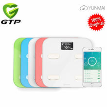 100% Original Yunmai Color Smart Scale Digital Weight Scale Body Fat Scale Health Scale Support Android4.3/ IOS7.0 Bluetooth 4.0