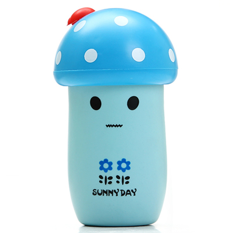 Free Shipping Novelty Cute Mini Handheld Fan Mushroom Portable Rechargeable