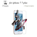 For iPhone7 Plus tempered glass screen protector Anti Shock glass Protective film for iPhone 7 7