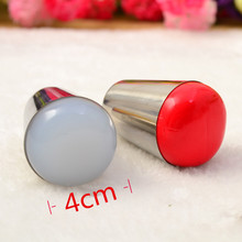 3.5cm Big Stamper Professional Marshmallow Round Nail Art Stamper (Random Color)