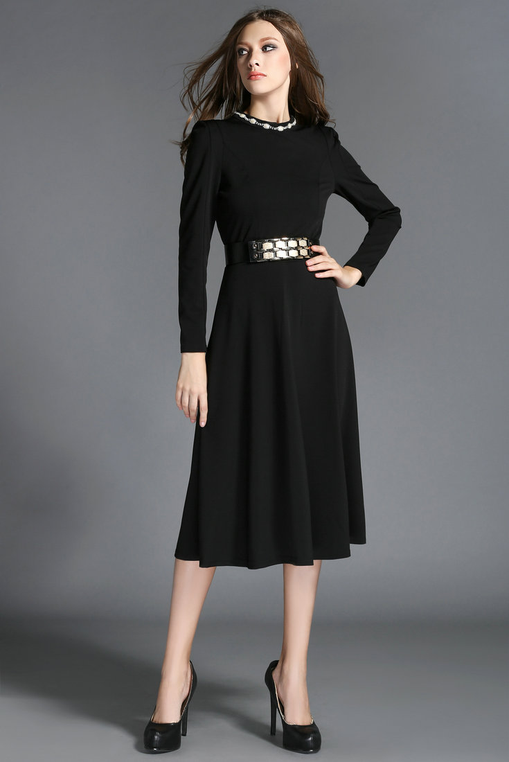 vestidos largos casuales 2016 invierno