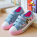 2017 YEESHOW Canvas Kids Shoes Bow Lace NonSlip Girls Shoes Breathable Children Shoes Chaussure Enfant Wearable