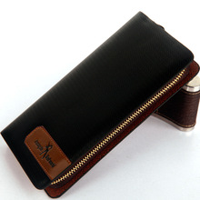 2015 New zipper bag long pu leather zipper wallet phone explosion package slim card PU leather