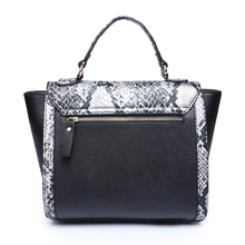 2016 High End Women Serpentine Tote Blosa Single Shoulder Bags Ladies PU Leather Handbag Fashion Style