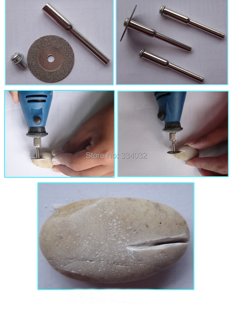 5x 22mm dremel accessories diamond grinding wheel dremel saw mini circular saw cutting disc dremel rotary