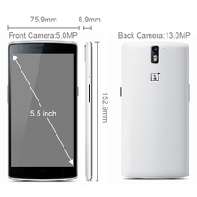Original OnePlus One A1001 5 5 inch Android 4 4 Smartphone 3100mAH Quad core RAM 3G