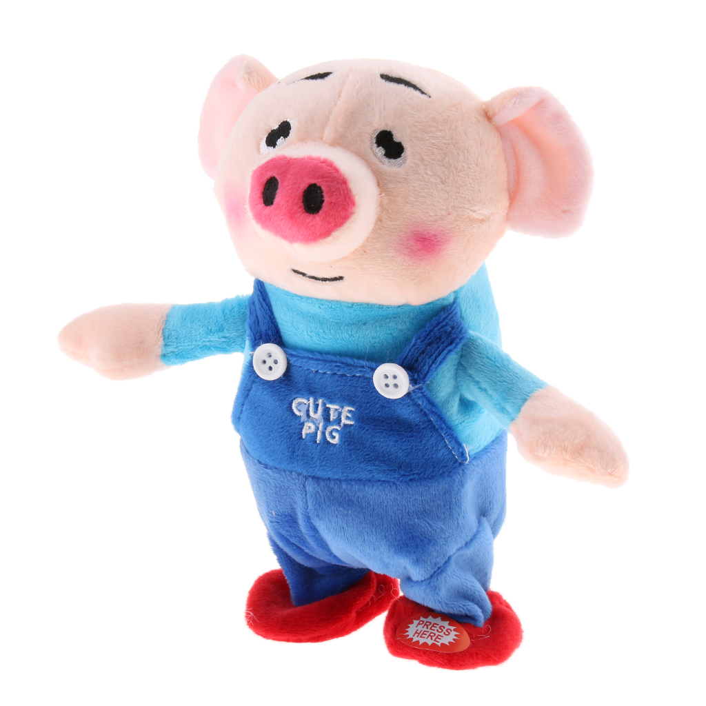 Interactive Pig Piggy plush 22cm  Electronic Pets walk sound NEW 