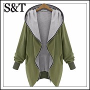 Europe-and-America-Fashion-Casual-Hooded-Large-Size-Women-Autumn-Increase-The-Fat-Sister-Was-Thin