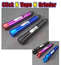 1pcs Click N Vape Vaporizer smoking  pipes vaporizer herb for hookah tobacco cigarette with colored best cigarette holdersmoke