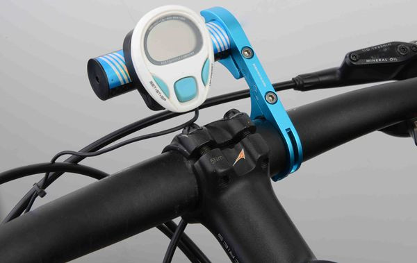 High quality 37mm Road Bicycle Bike Double Handlebar Extension Mount Carbon Fiber Extender Holder For Flashlight