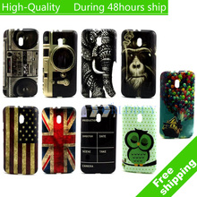 For Motorola Moto G3 Gen G3 LTE XT1064 Monkey Flag Elephant Owl Camera CD Card Full Print Soft TPU Silicone IMD Cover Case