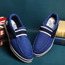 2015 new men s cotton denim canvas shoes Fashion casual board shoes Sneakers mf D034