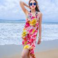 2016 Beach Sunblock Spaghetti Straps Cover Up Swimwear Swimsuit Beach Bathing Suit Scarf Pareo