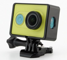 Free Shipping Xiaomi yi case Projector Accessories Frame Camera Standard Protective Shell Mount for Xiaomiyi camera