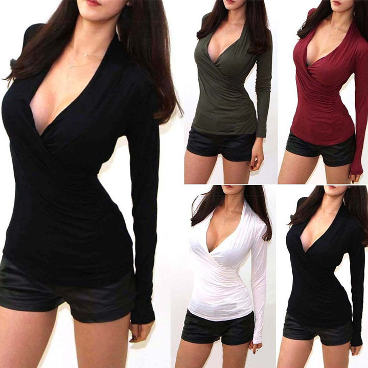 T Shirt Women Brand 2015 Ms. Fashion Casual Tops V...