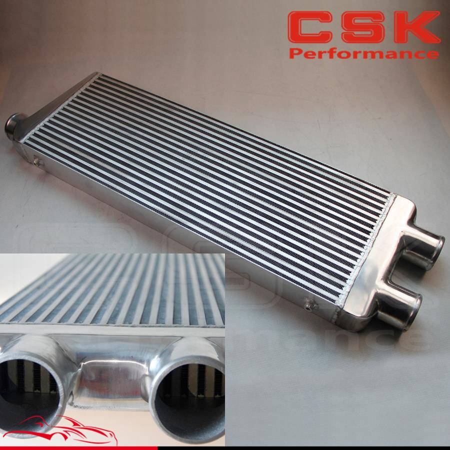 Universal Twin Turbo Intercooler Bar & Plate 2-Inlet 1-Outlet 180x610x90 Universal Twin Turbo Intercooler Bar & Plate 2-Inlet 1-Outlet 180x610x90
