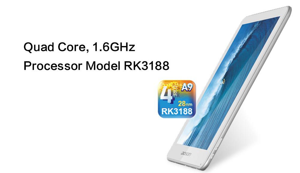 Aoson M30Q M30 Android 3G Tablet PC 9 7 inch Quad Core Rockchip RK3188 1 6GHz
