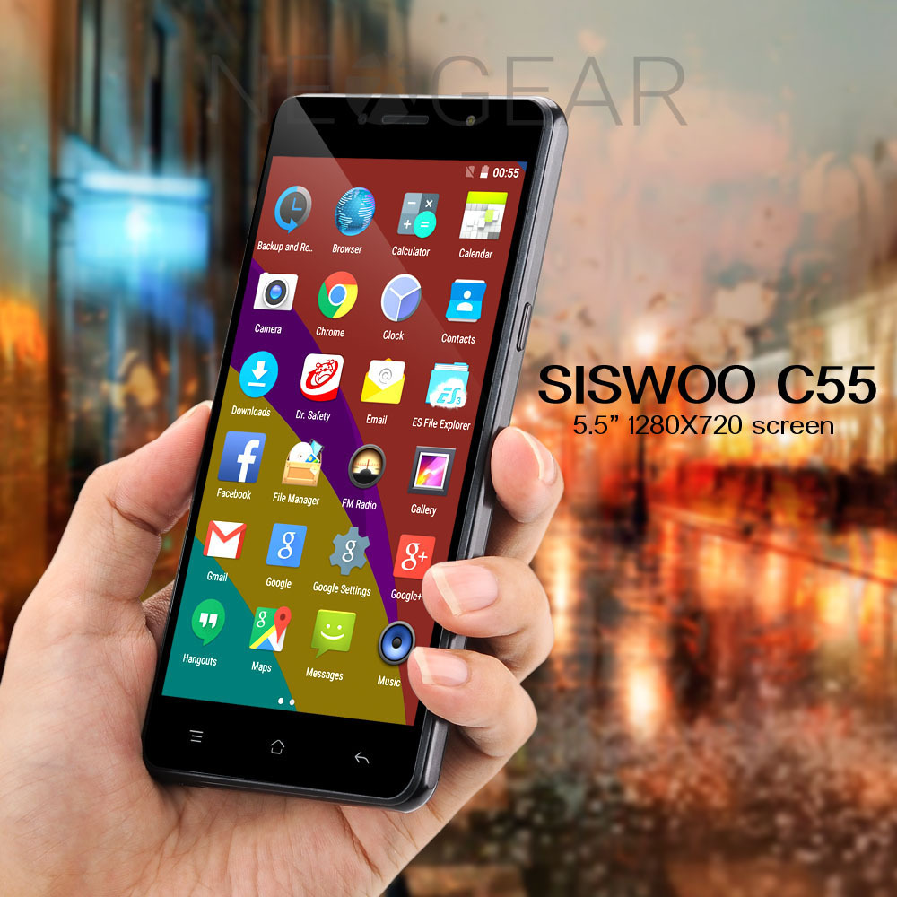   Siswoo, c55 - 5,5  - 4 G, 64bit  , 2  RAM, 13mp ,  , smart 