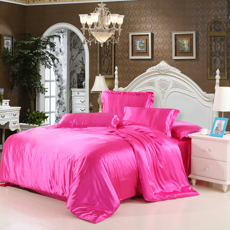 Cheap Luxury Bedding Sets Silk Quilt Duvet Cover Sets Full Queen King Size Bedding Sets Many Luxury Bedding Patterns.
