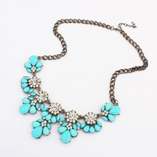 new gem fashion hot wind of classic European and American women jewelry necklaces wholesale Bohemia 1pcs