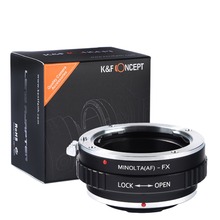 Lens Mount Adapter for Sony Alpha DSLR (Minolta AF A-type) Lens to Fujifilm X-Pro1 Mirrorless Camera