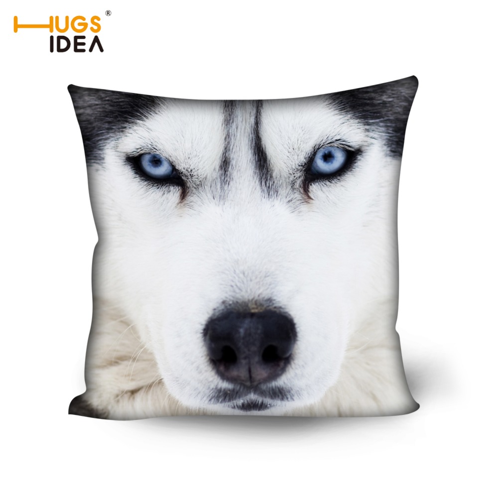 wolf pillow plush