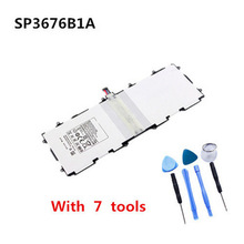 7000mAh Li-ion power For Samsung Galaxy Note/Tab 10.1 N8000 P7500 P7510 P5100 SP3676B1A(1S2P) tablet PC battery WITH 7 toolS